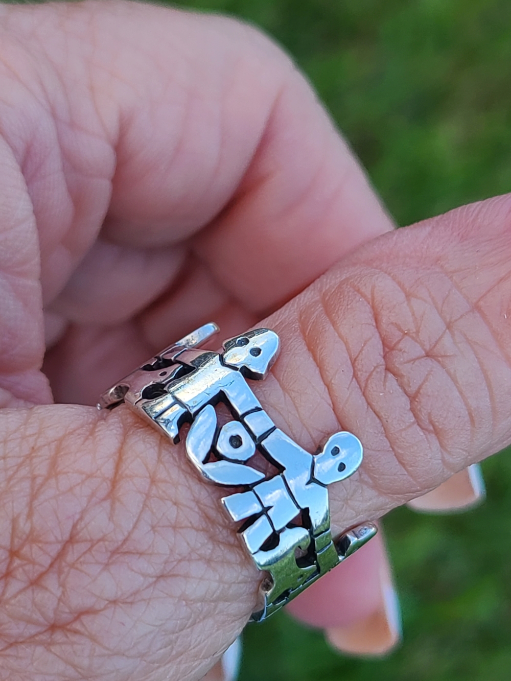James Avery Retired Paperdolls Ring Size 8